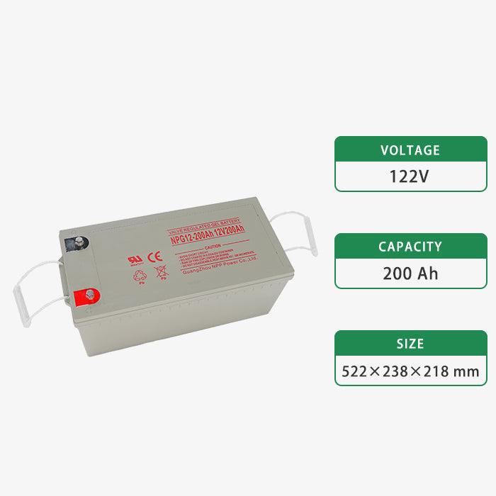 Mibet Energy storage lifepo4 solar battery 12V 200Ah lead acid deep cycle batteries